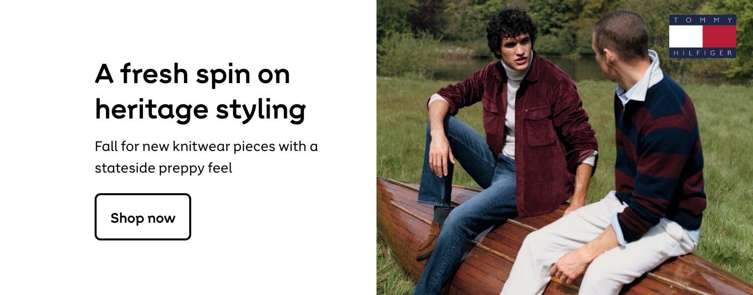 Tommy Hilfiger | A fresh spin on heritage styling. For all new knitwear pieces with a stateside preppy feel. Shop now