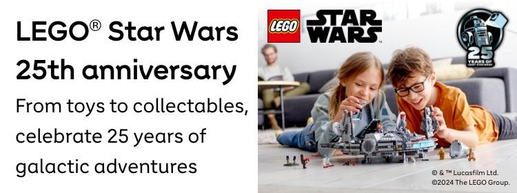 LEGO® Star Wars 25th anniversary. From toys to collectables, celebrate 25 years of galactic adventures. Shop now