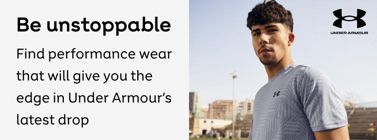 Be unstoppable. Find performance wear that will give you the edge in Under Armour’s latest drop. Shop now