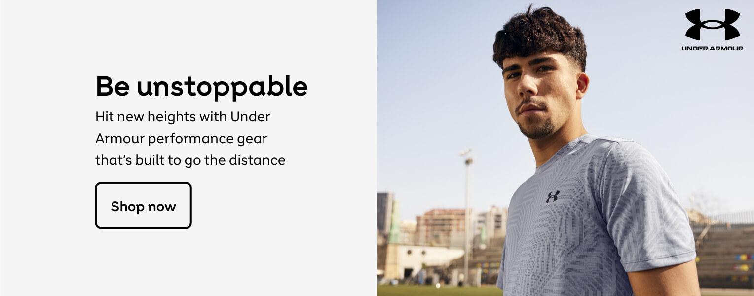 Be unstoppable. Hit new heights with Under Armour performance gear that’s built to go to the distance. Shop now