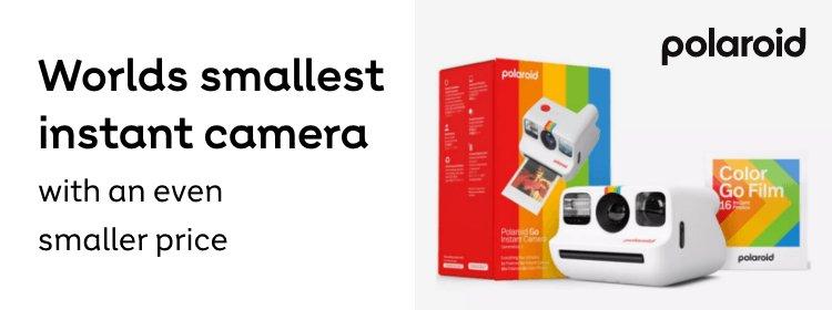 Worlds smallest instant camera with an even smaller price.. Shop now