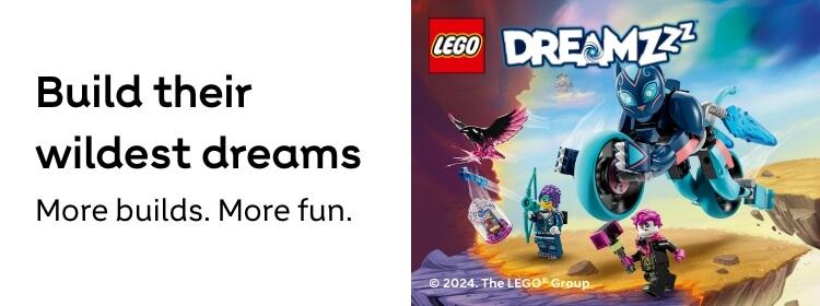 LEGO |Build their wildest dreams. More builds more fun. Shop now.