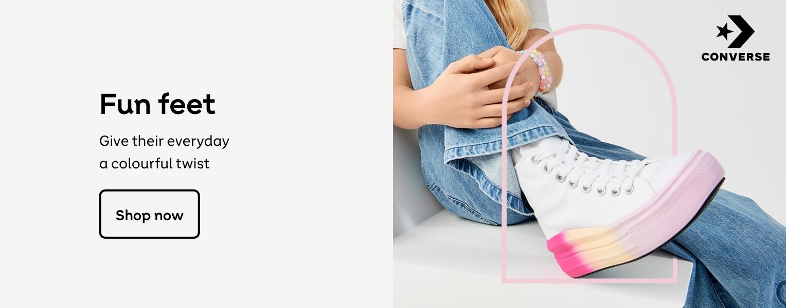 Converse | Fun Feet. Give their everyday a colourful twist. Shop now.