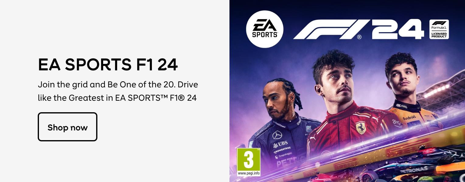 EA SPORTS F1 24
Join the grid and Be One of the 20. Drive
like the Greatest in EA SPORTST™ F1® 24
Shop now