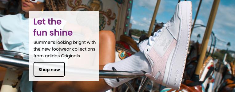Let the fun shine. Summer's looking bright with the new footwear collections from adidas Originals.