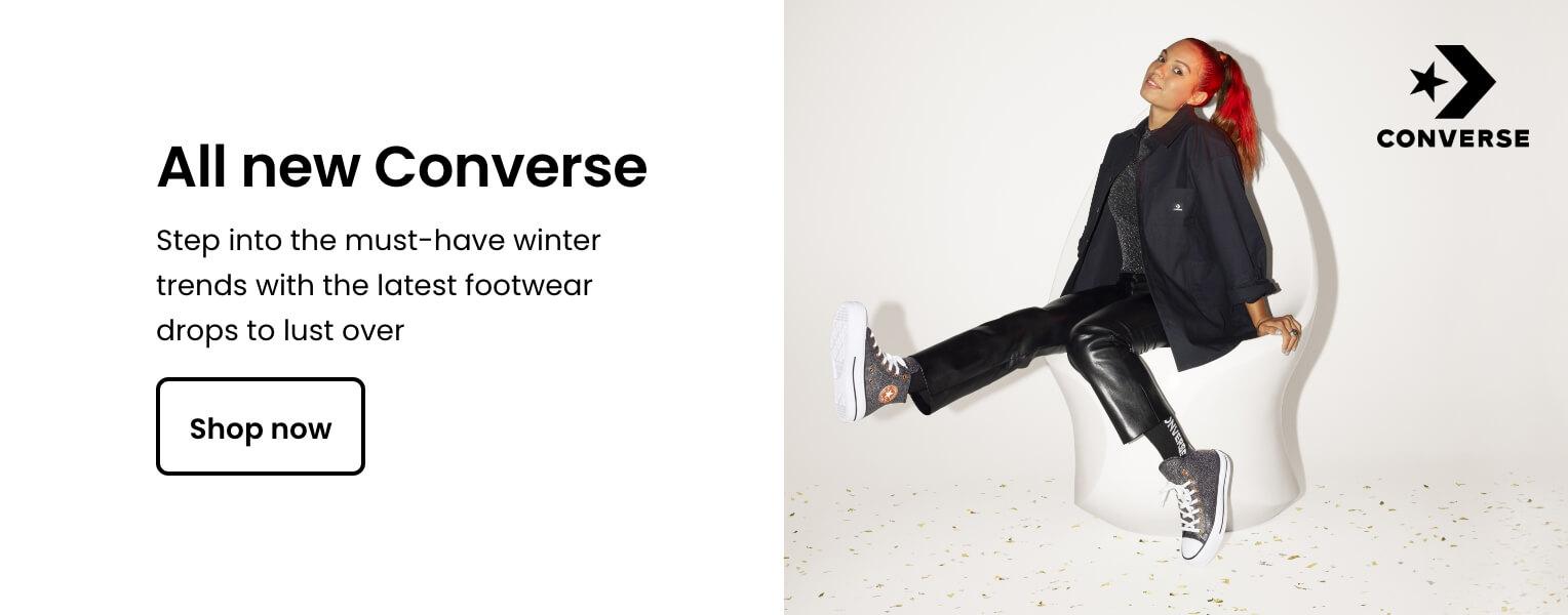 All new Converse. Step into the must-have winter trends with the latest footwear drops to lust over. Shop now.