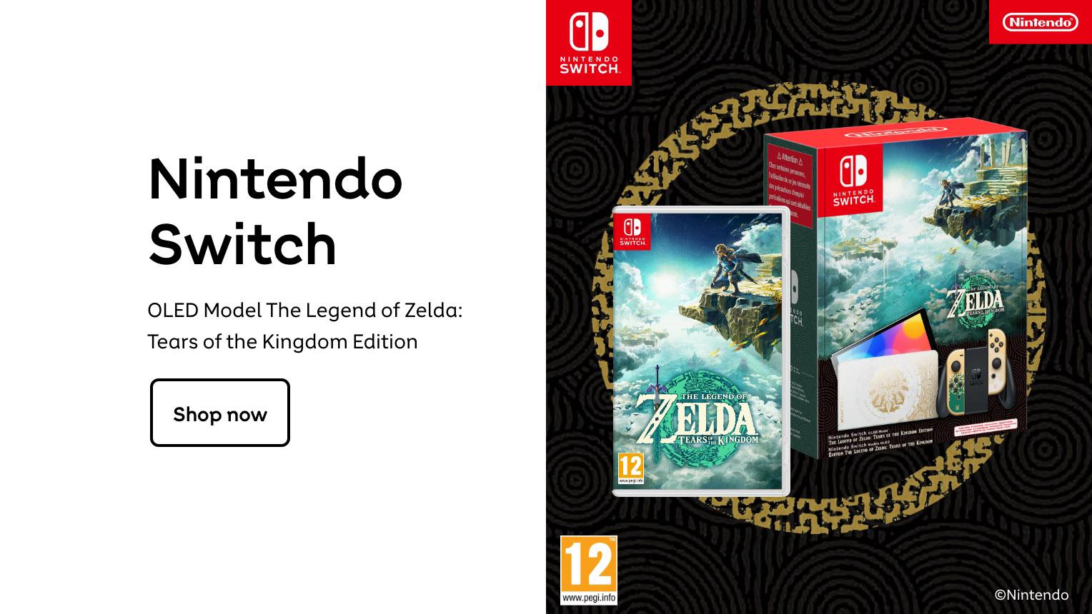Nintendo Switch. OLED Model The Legend of Zelda: Tears of the Kingdom Edition