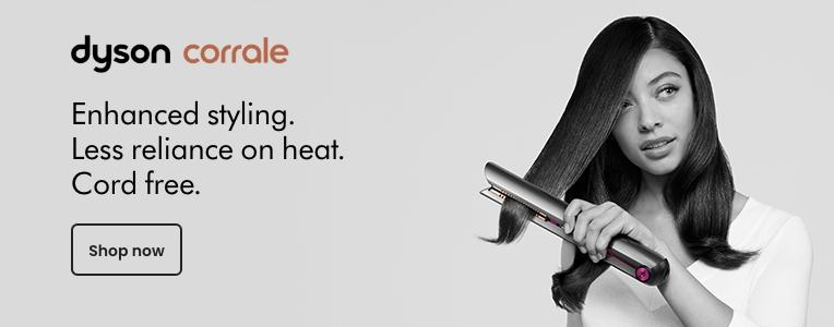Dyson Corrale. Enhanced styling. Less reliance on heat. Cord free. Shop now.