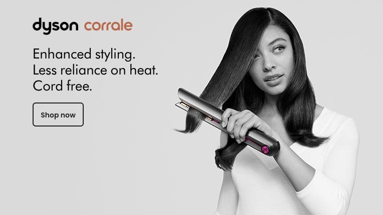Dyson Corrale. Enhanced styling. Less reliance on heat. Cord free.