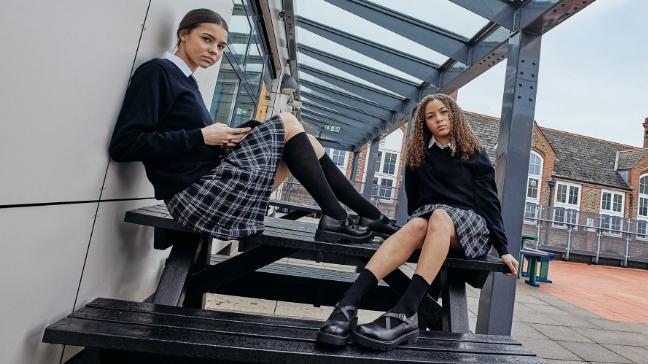 Kids Girls Children Chelsea Ankle Boots Flat Diamante Winter School Shoes  Size