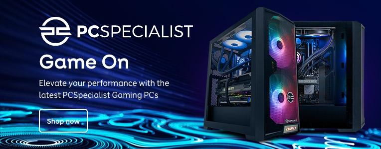 PC Specialist. Game On
Elevate your performance with the
latest PCSpecialist Gaming PCs