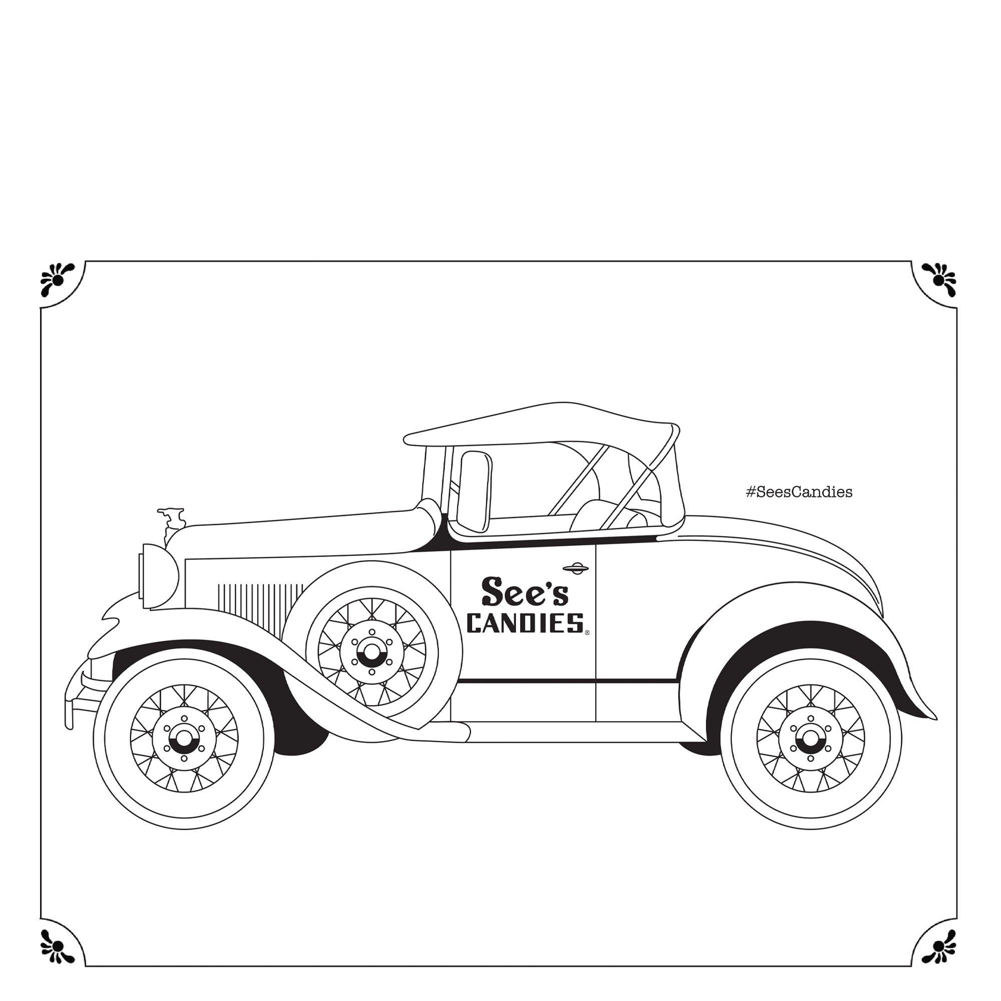 See's Candies Car