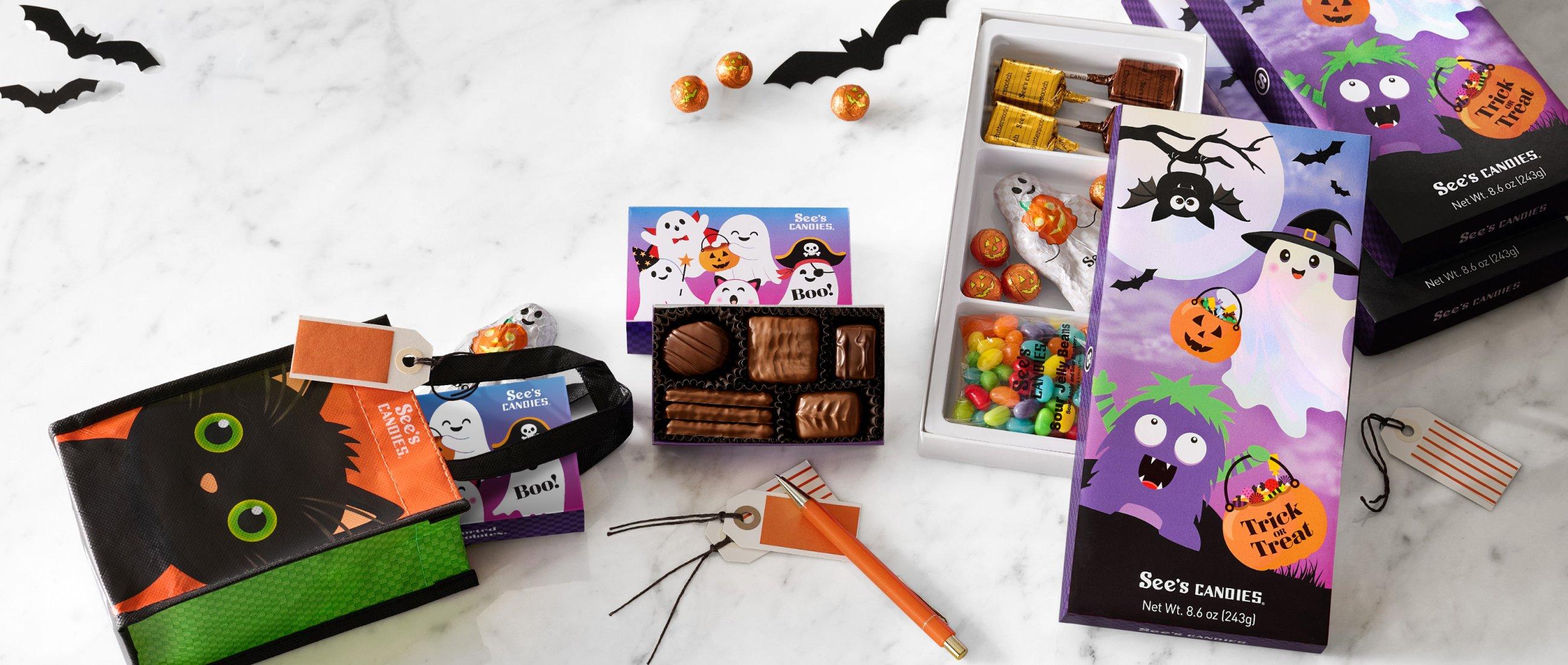 Halloween launch featuring goodie bags and gifts for kids
