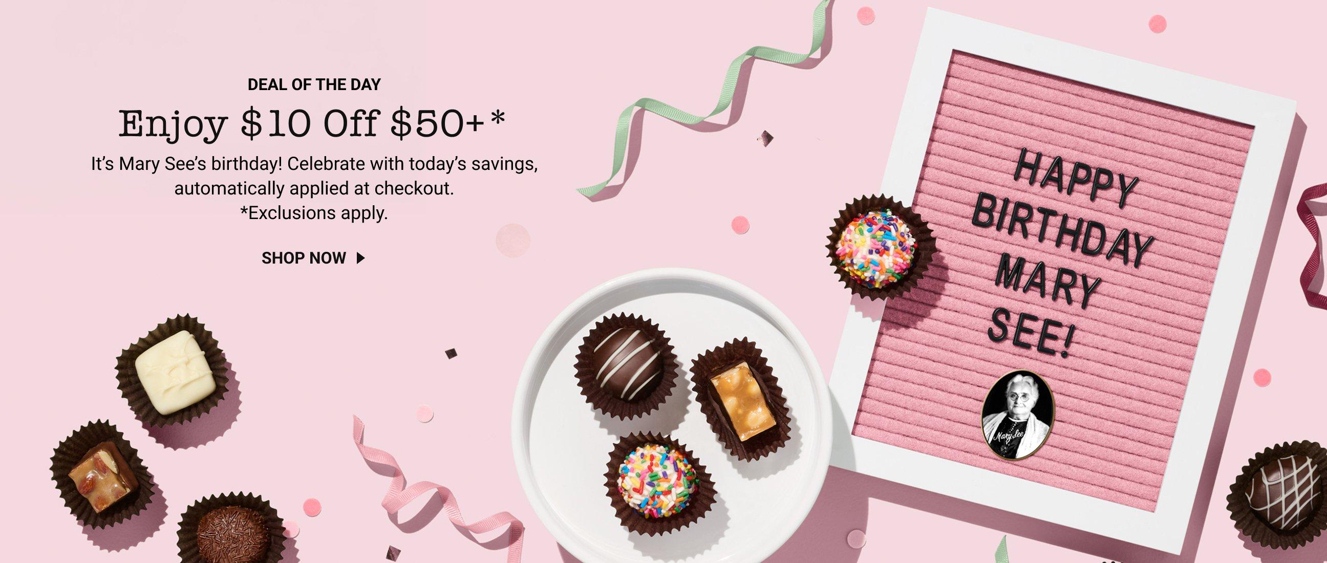 Enjoy $10 Off $50+