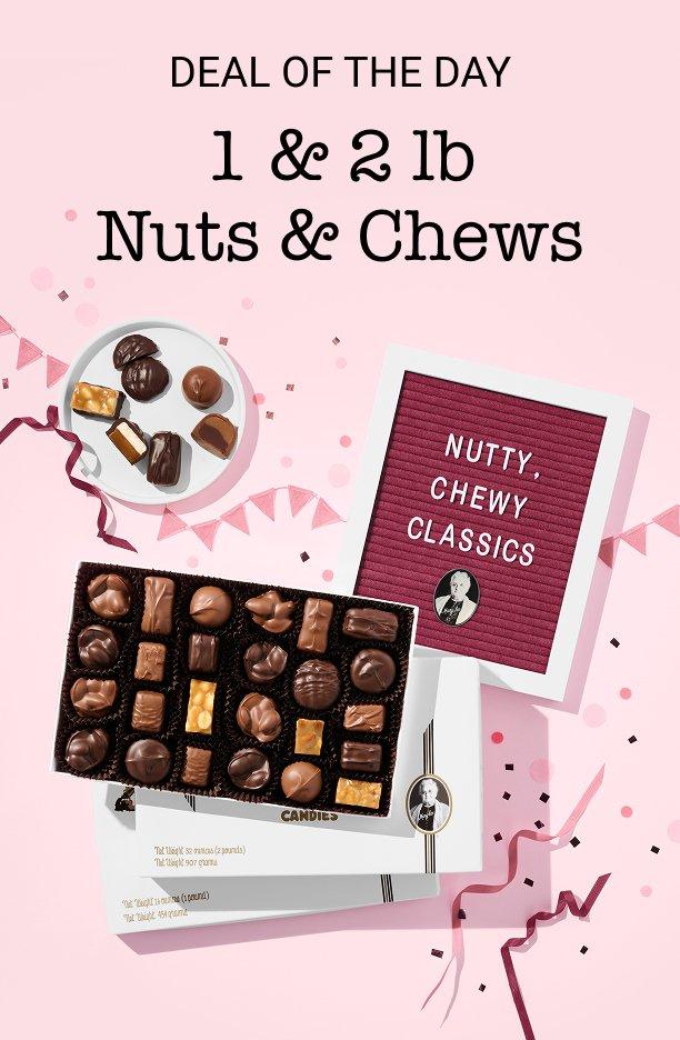 Deal of the Day: 1 & 2 lb Nuts & Chews