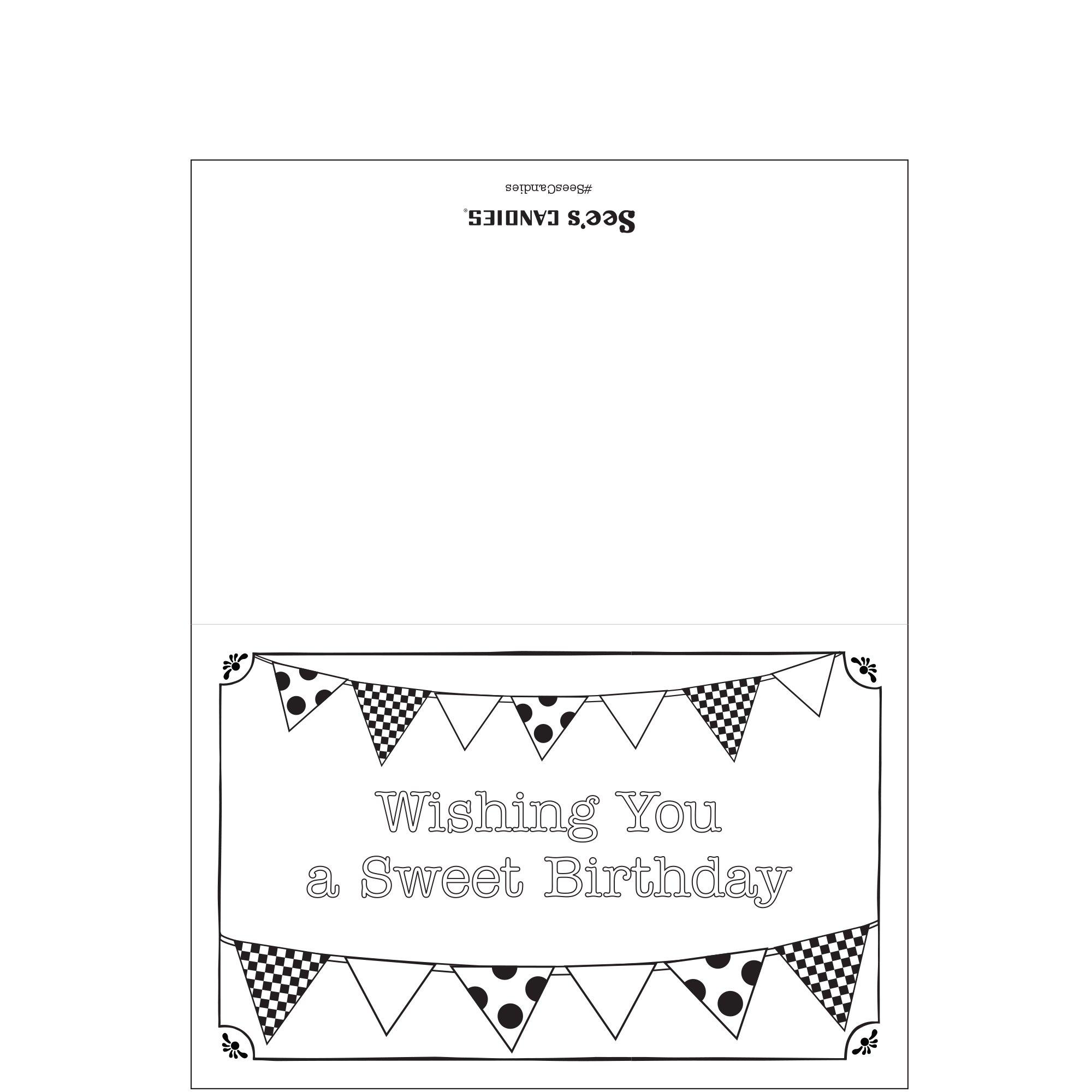 Wishing You a Sweet Birthday
