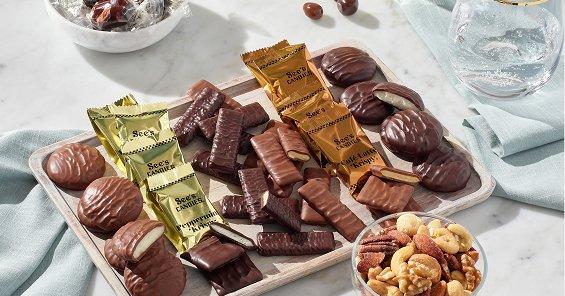 Close up of See's Candies treats to join the Sweet List