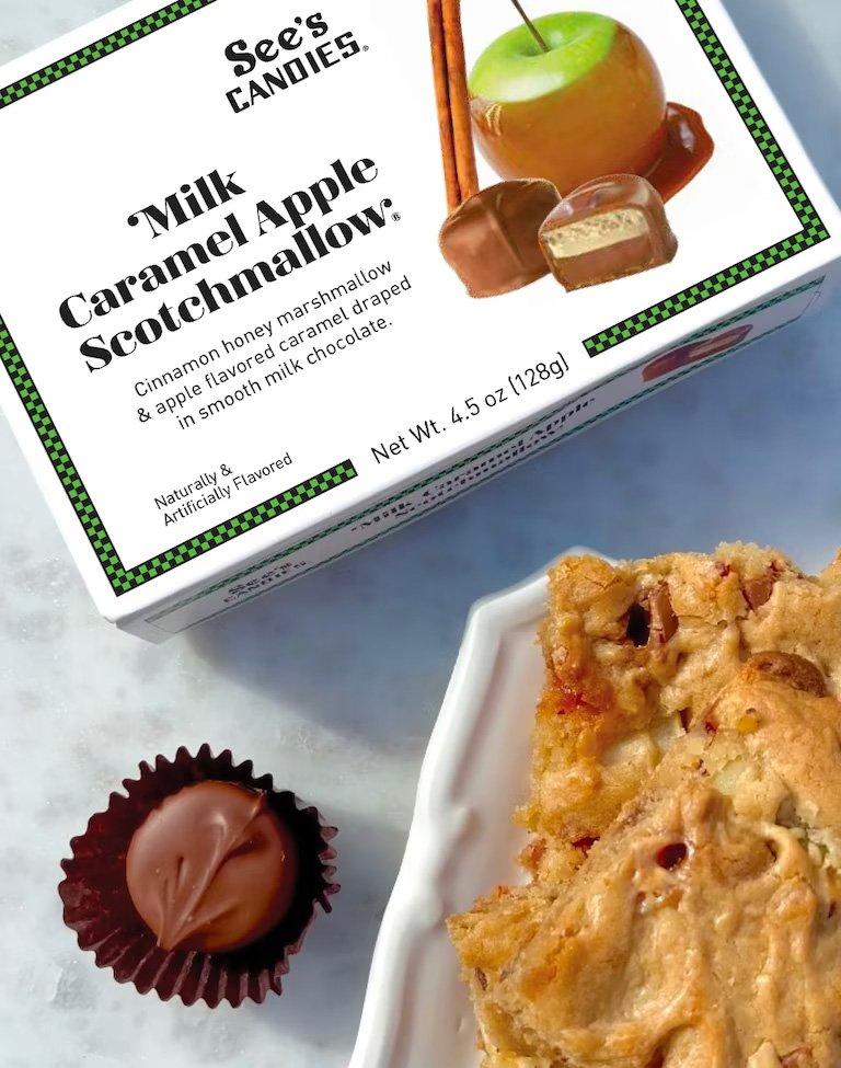 Caramel Apple Scotchmallow® Blondies