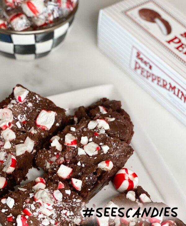 Chocolate Fudgy Peppermint Brownies