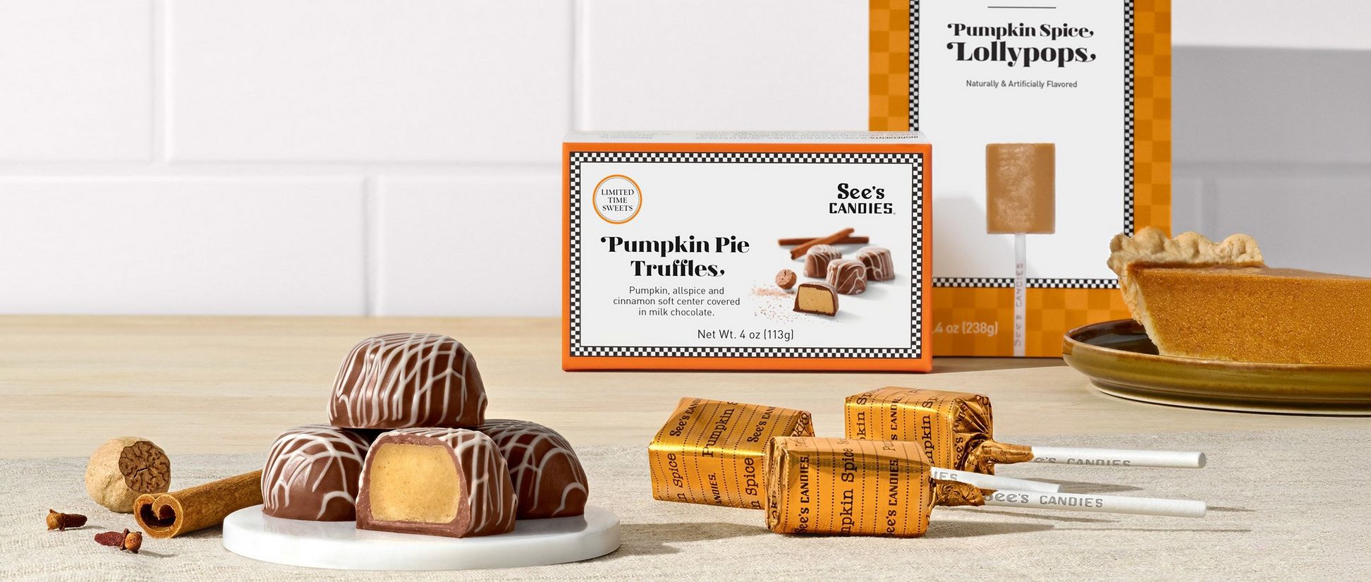 Pumpin Pie Truffles & Pumpkin Spice Lollypops