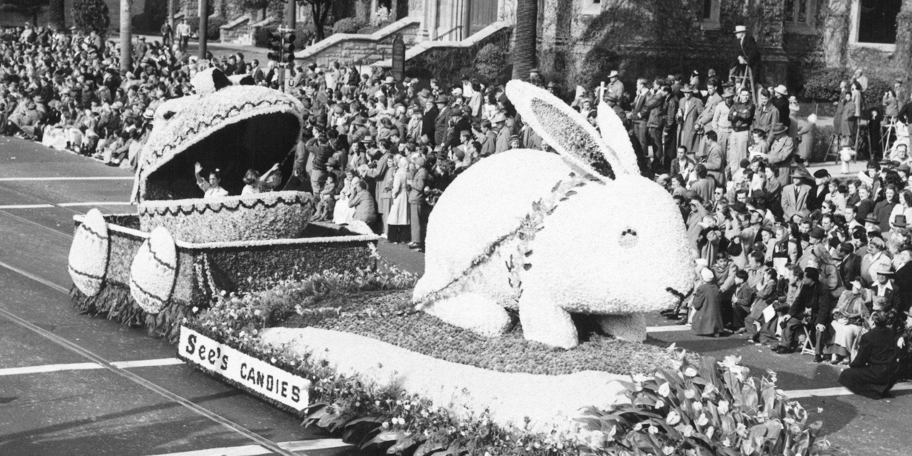 Image of vintage Easter parade
