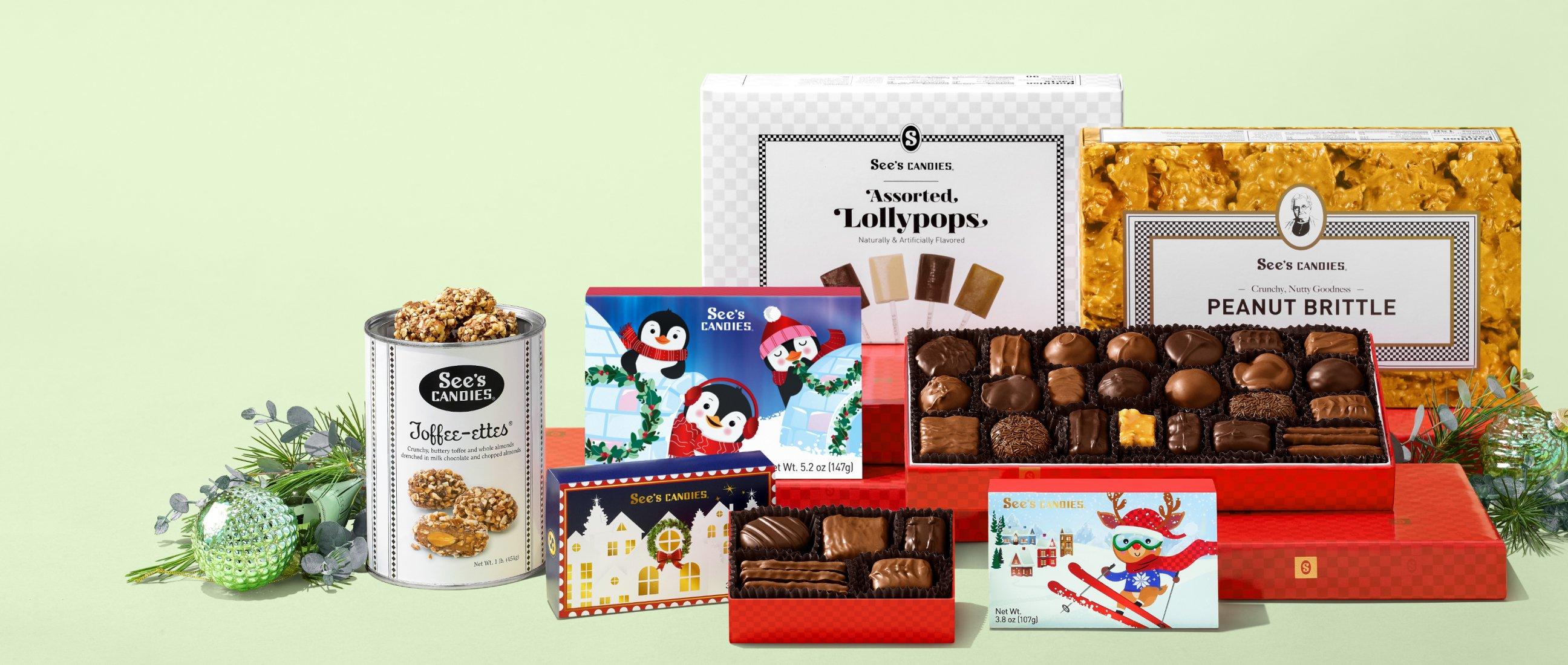 A variety of winter fundraising sweets