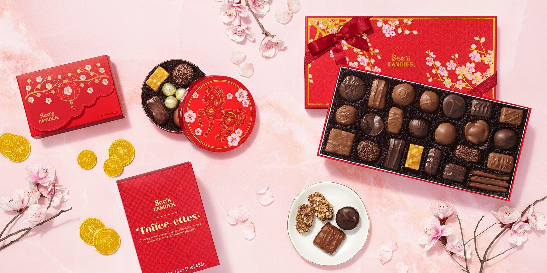 Lunar New Year Boxed Chocolates, Year of the Horse