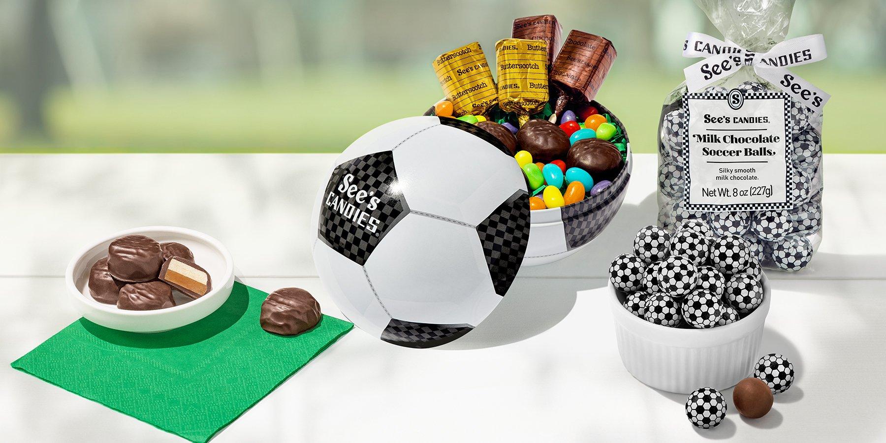 Variety of Soccer-themed treats for Summer