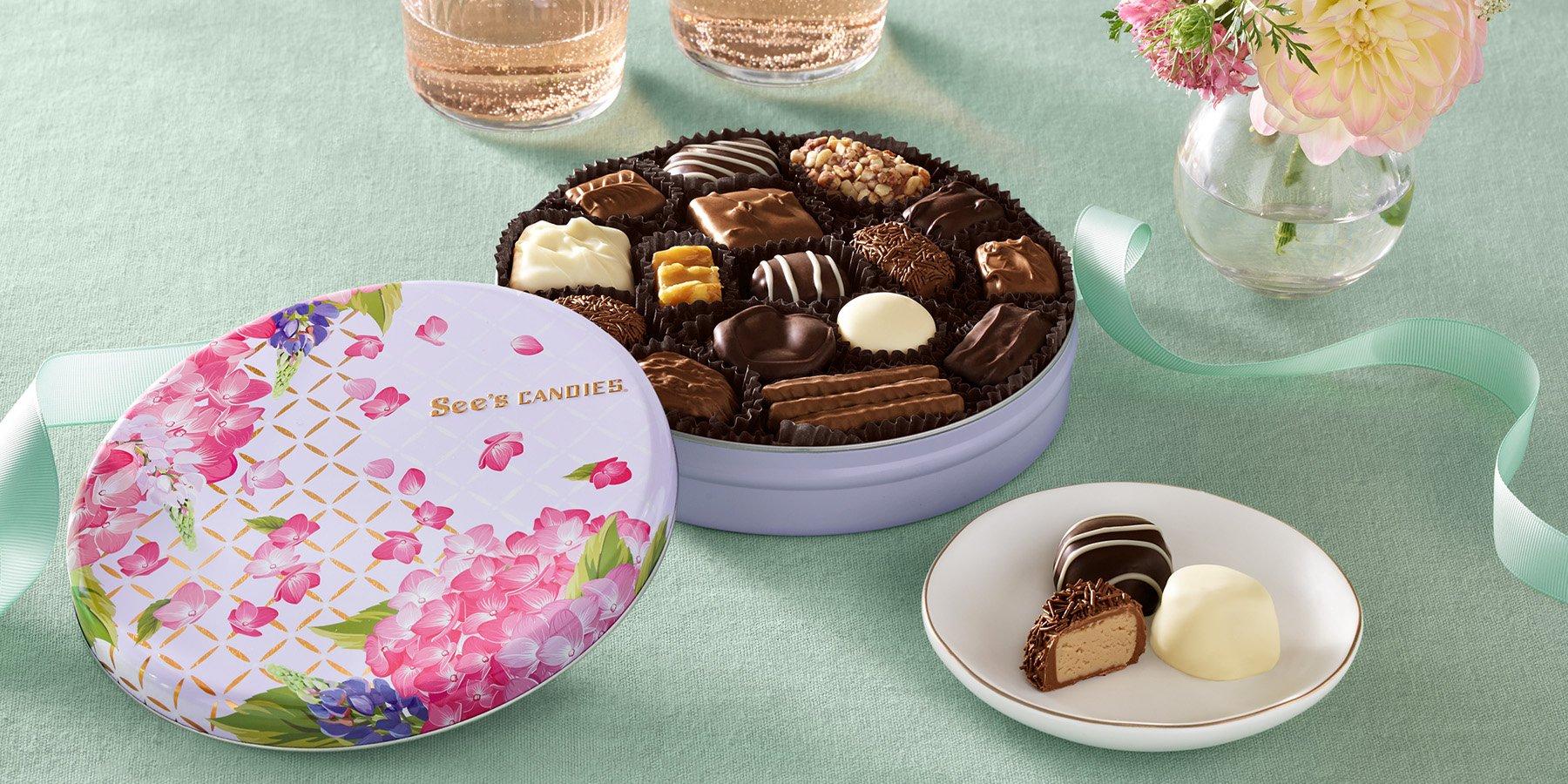 See's Candies Springtime Joy Tin