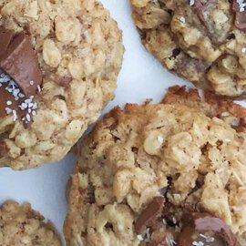 Salted Butterscotch Oatmeal Cookies
