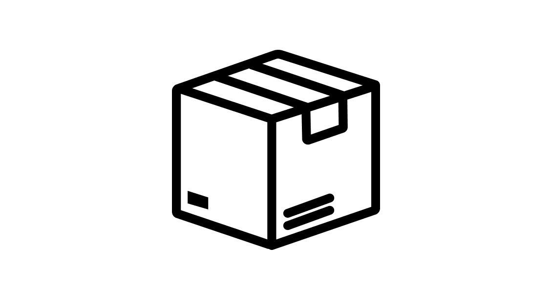 A shipping box