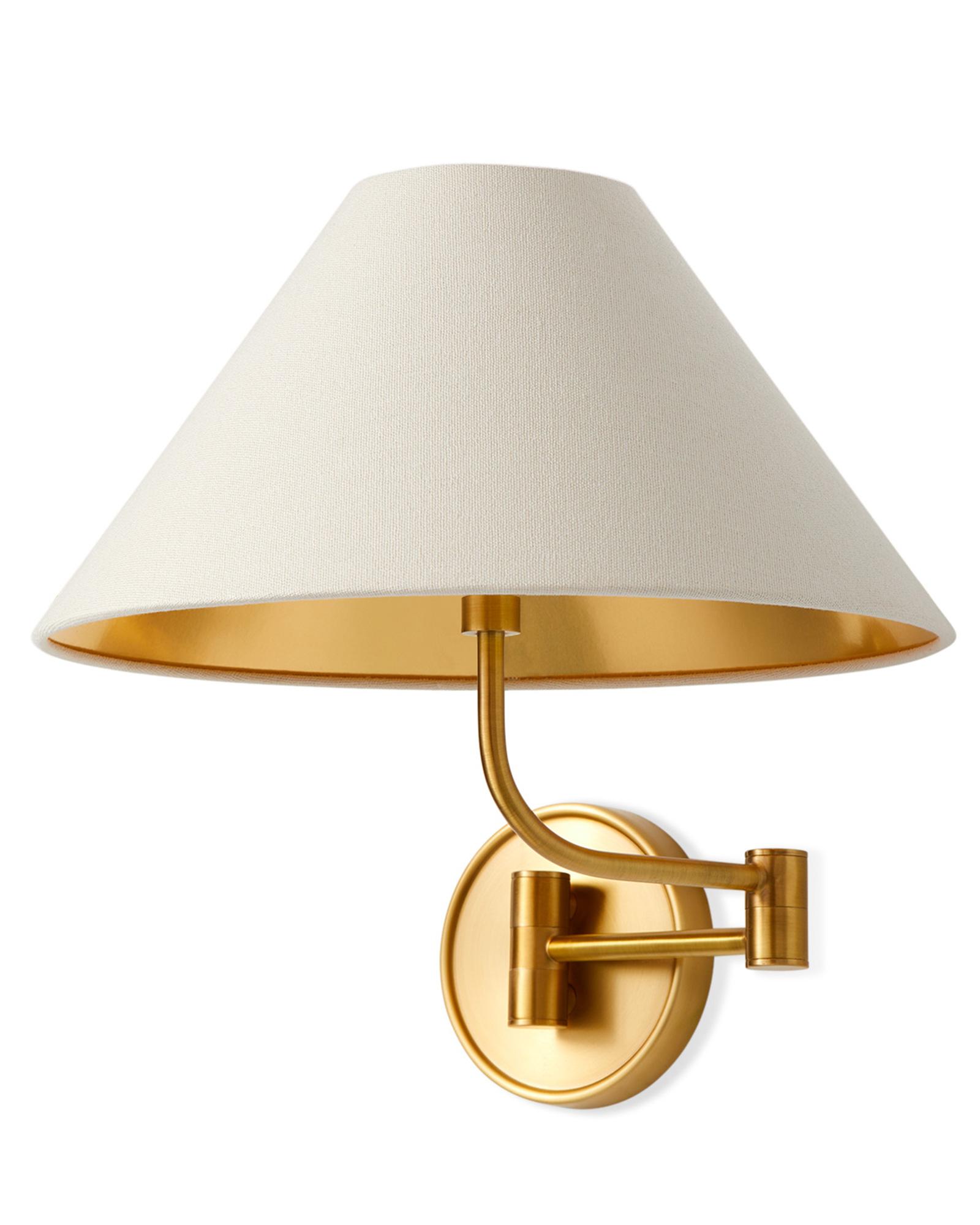 Marseille Sconce - Natural Linen by Serena & Lily
