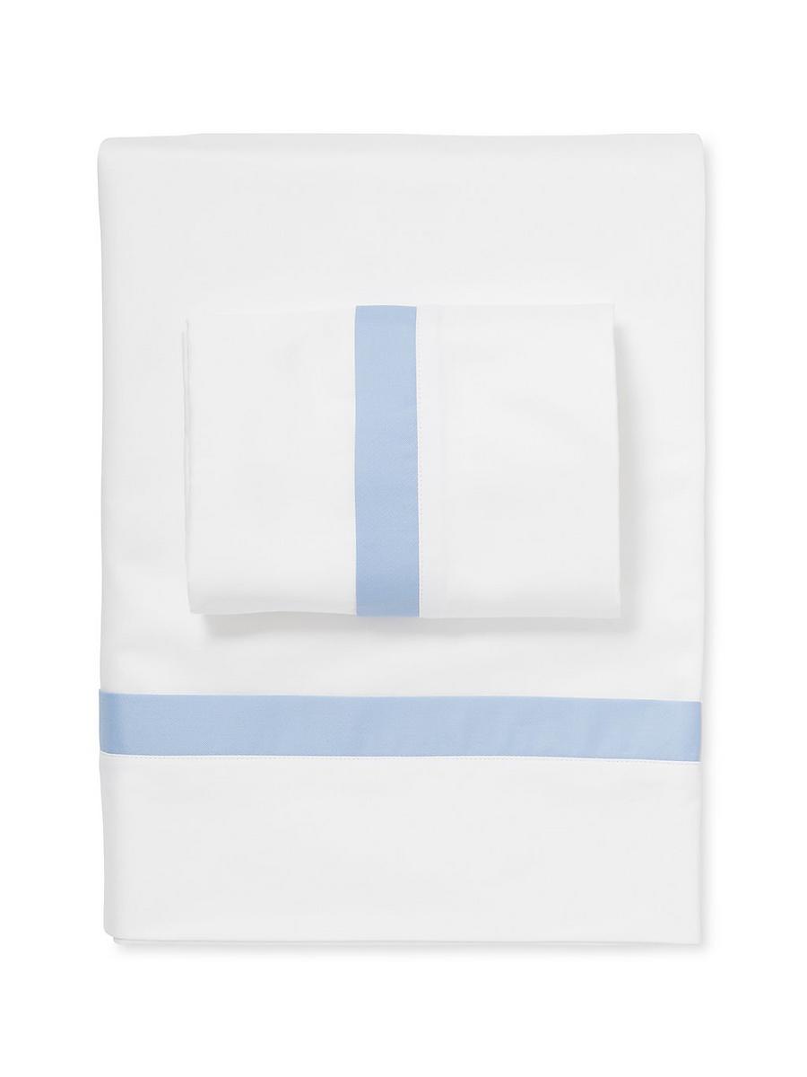 Essential Fitted Sheet, Sateen, Twin/Twin XL | Serena & Lily
