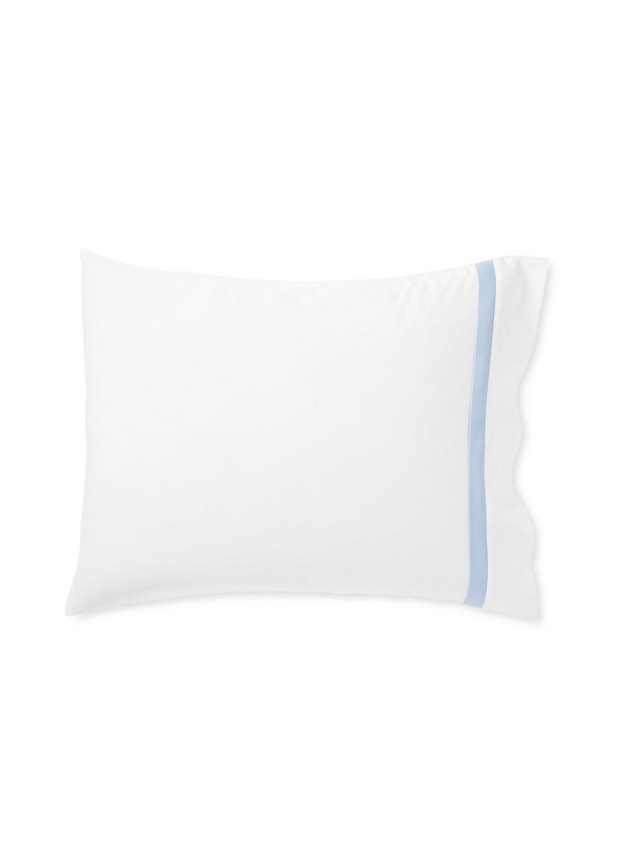 Border Frame Sateen Pillowcases Set of 2 Standard Sateen Serena Lily