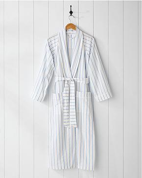 Gramercy Seersucker Robe-Hydrangea-image