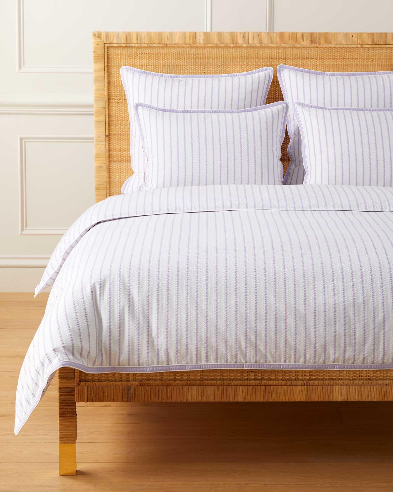 布団・毛布  ECONOMICS EXPERIMENT Duvet cover Gramercy Seersucker Duvet | Serena and Lily