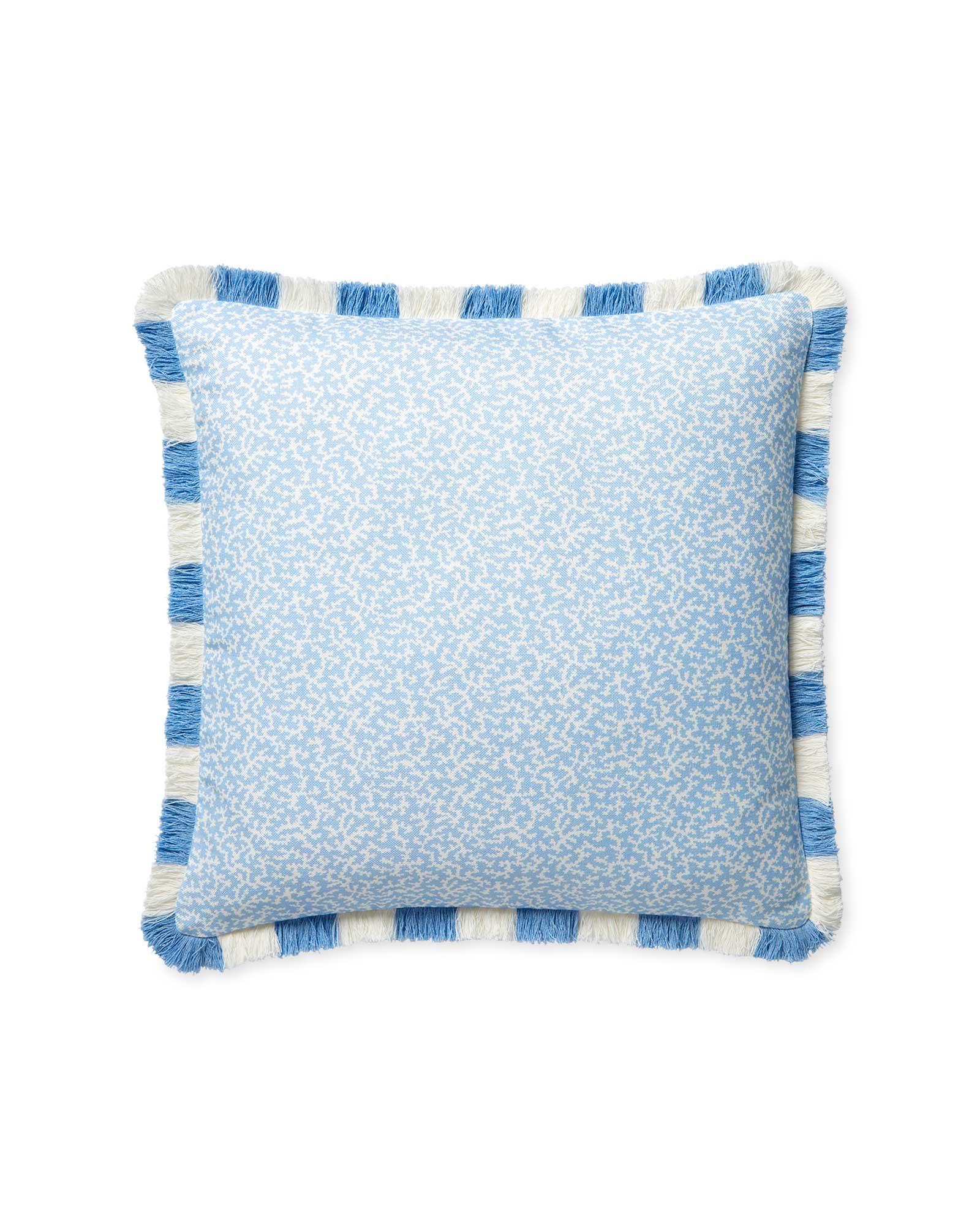 Reef Pillow Cover - 20" SQ, Hydrangea by Serena & Lily