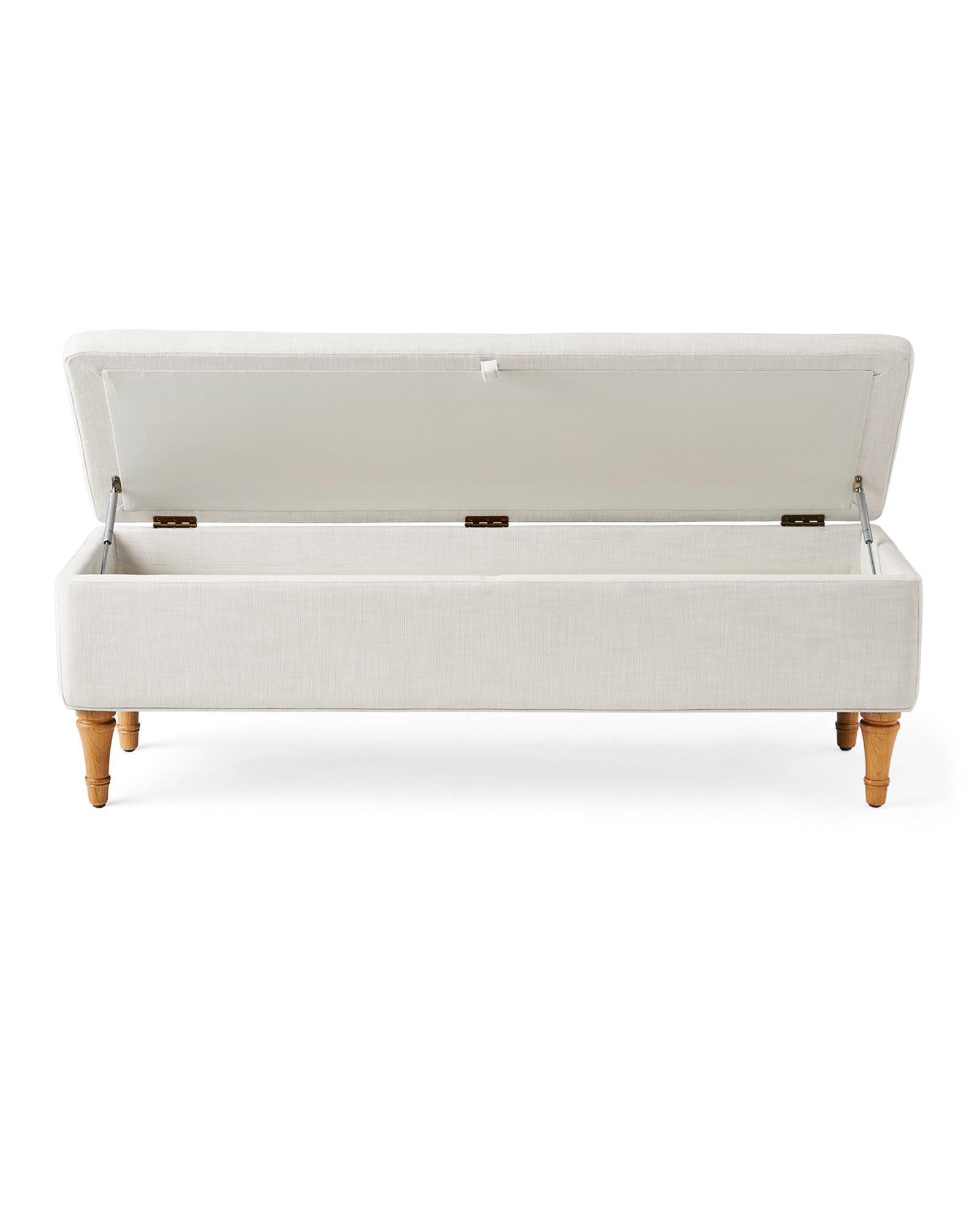 Serena & Lily Stowe Storage Bench - Thumbnail 3