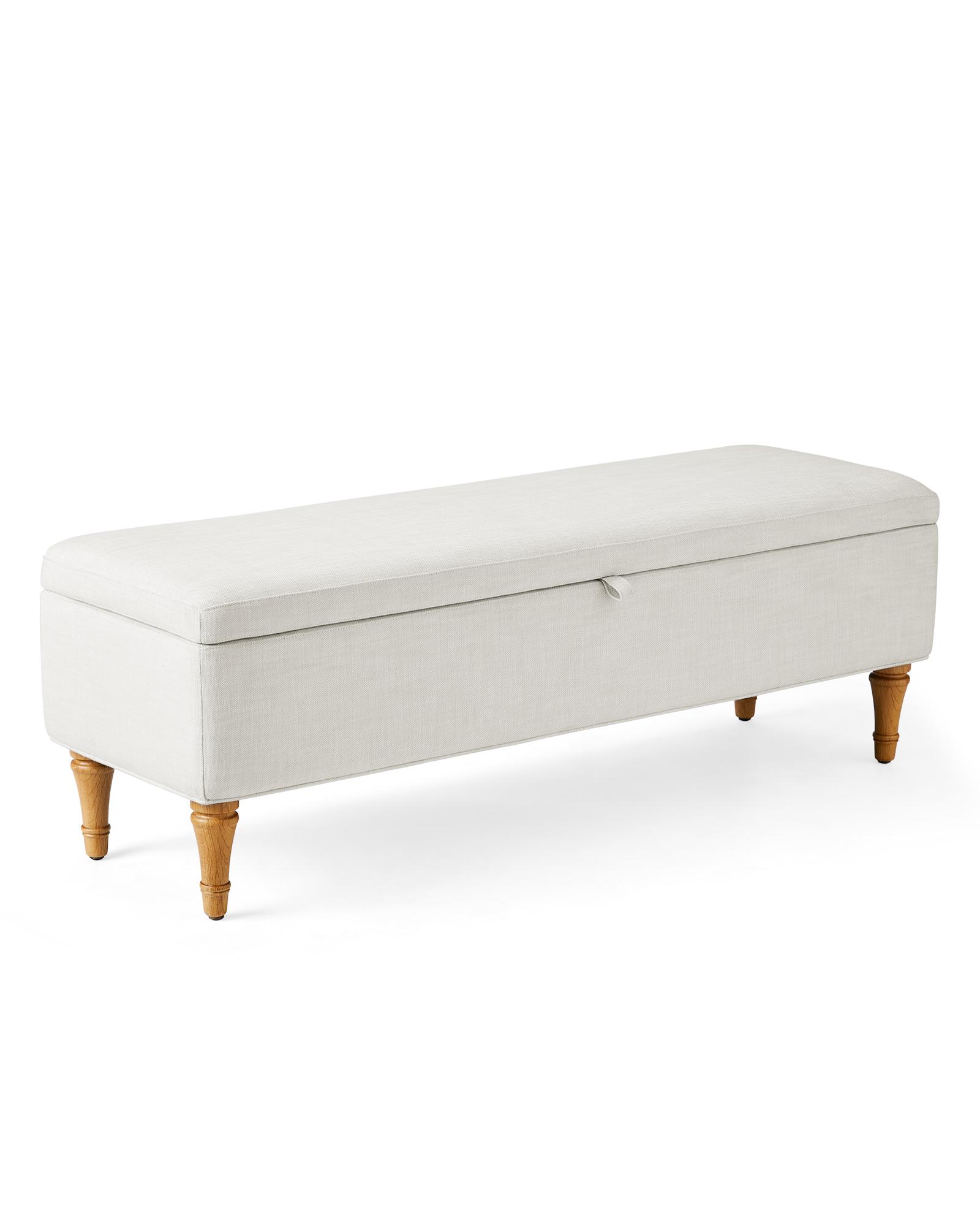 Serena & Lily Stowe Storage Bench - Thumbnail 4