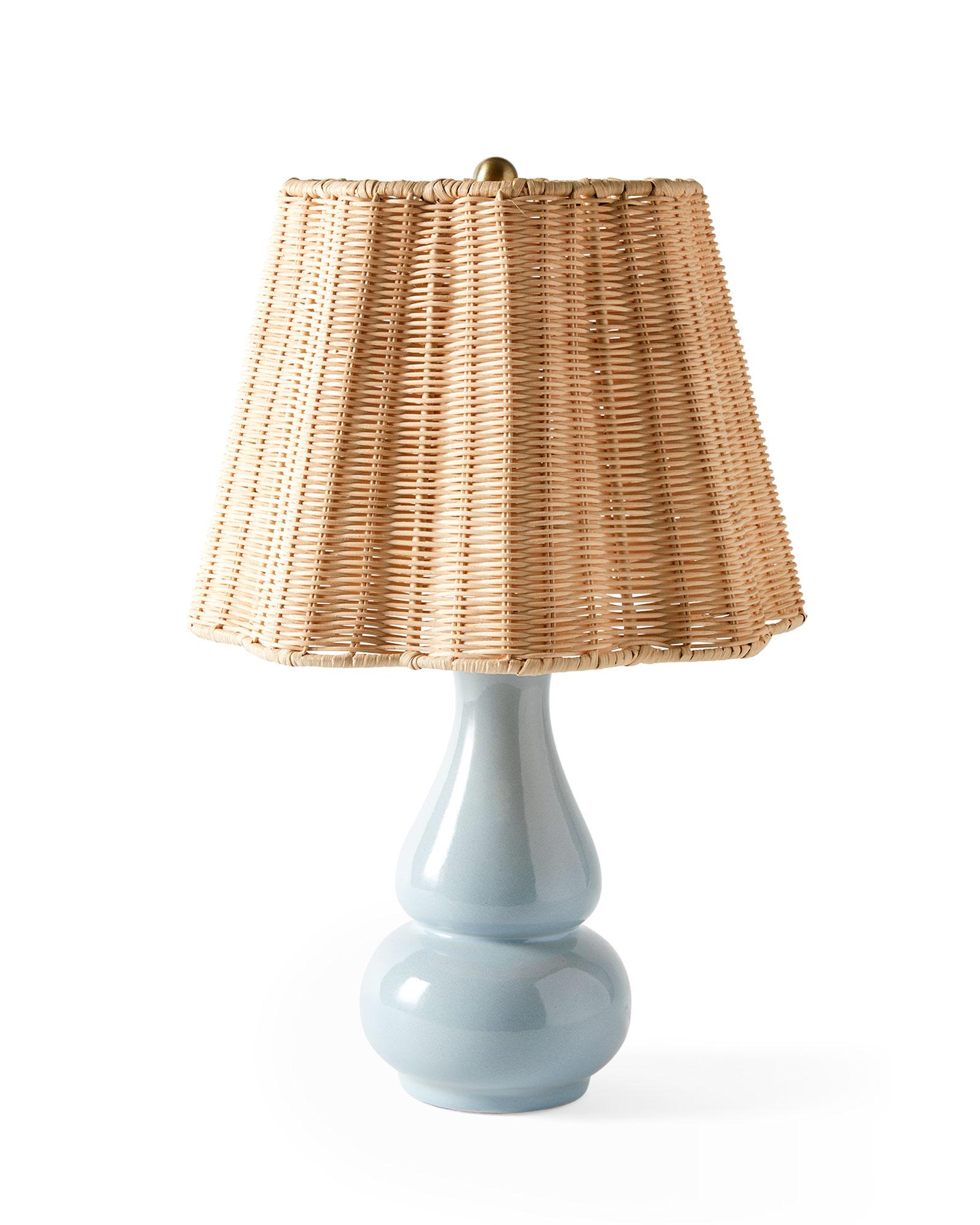 Como Gourd Table Lamp - Coastal Blue by Serena & Lily