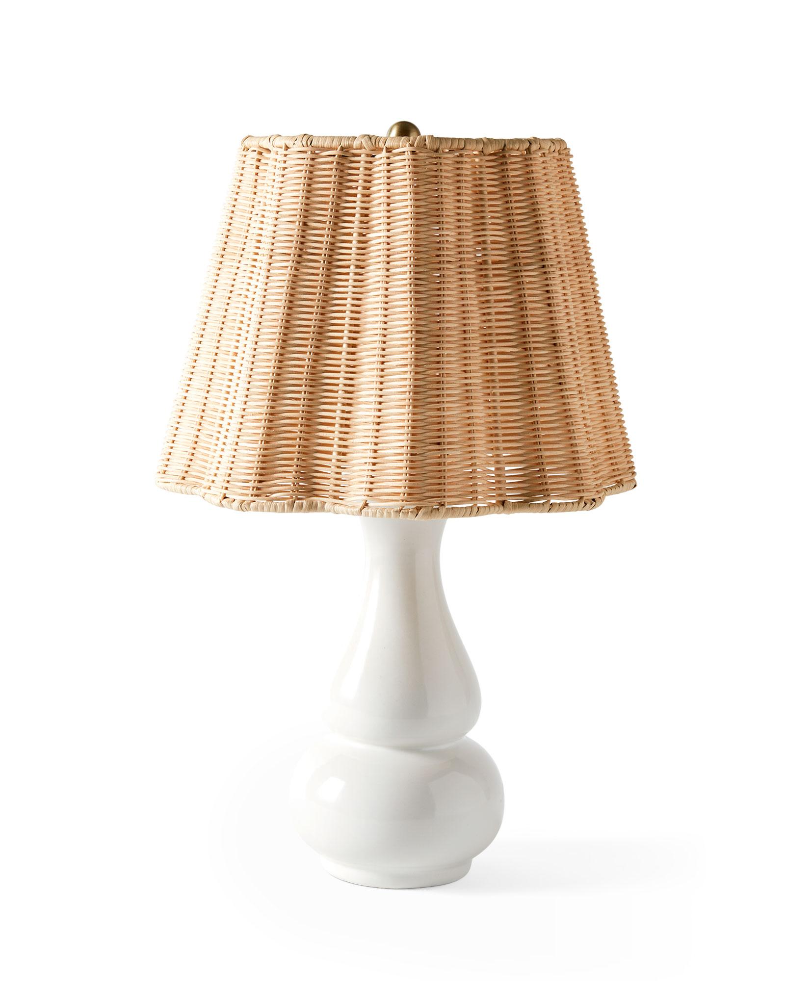 Como Gourd Table Lamp - White by Serena & Lily