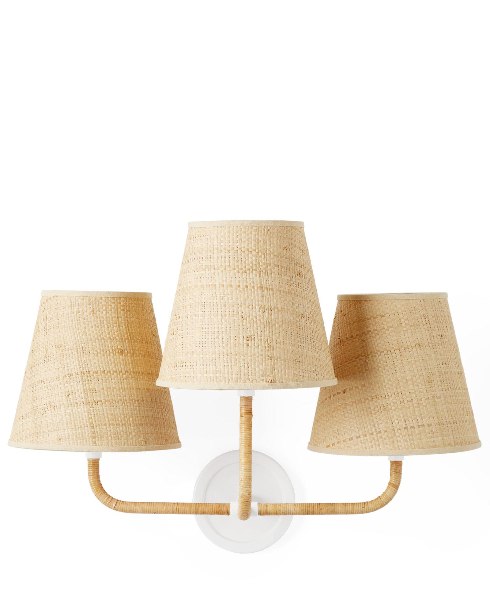 Larkspur Triple Sconce