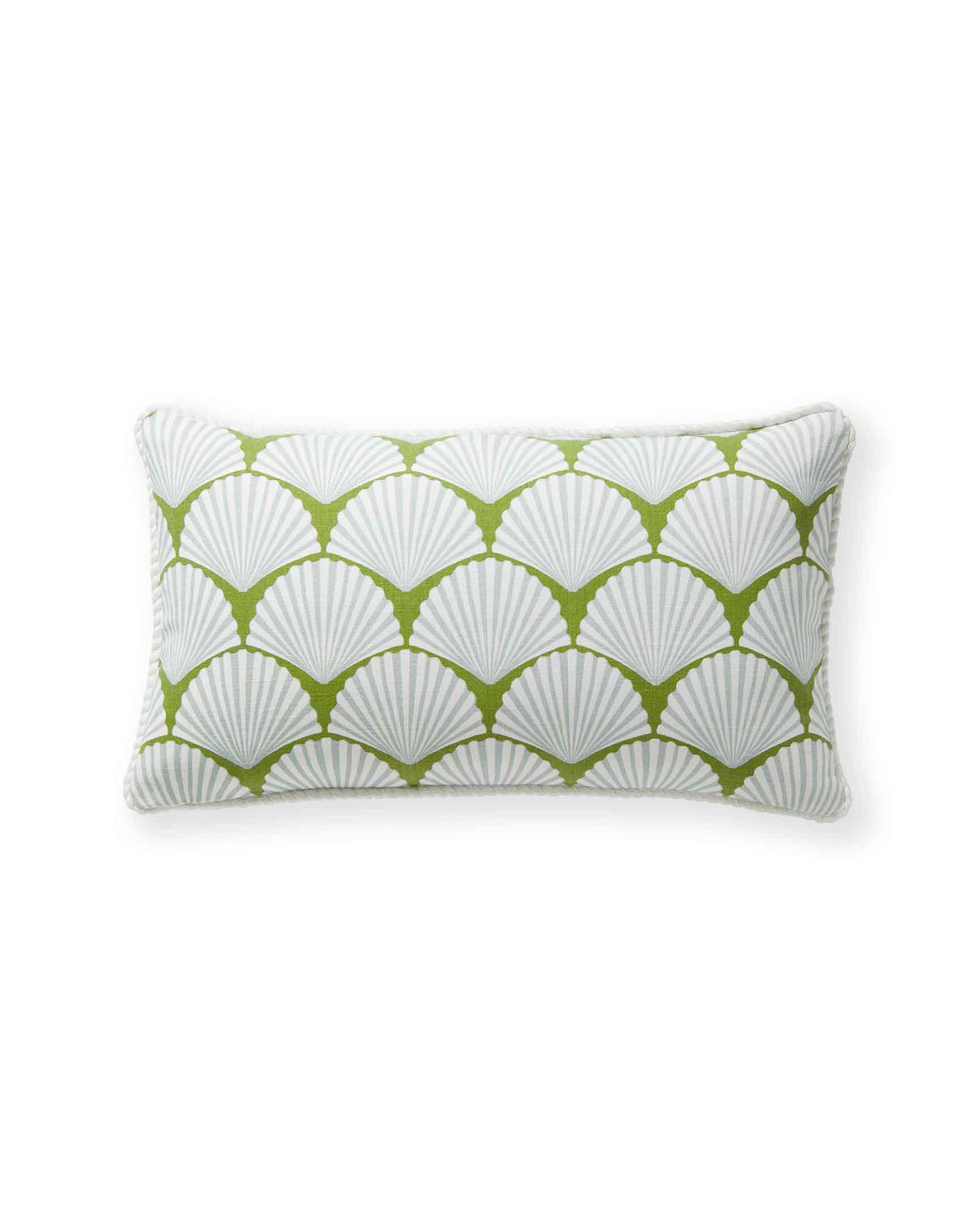 Sandbar Outdoor Pillow Cover - 12" x 21", Grass by Serena & Lily