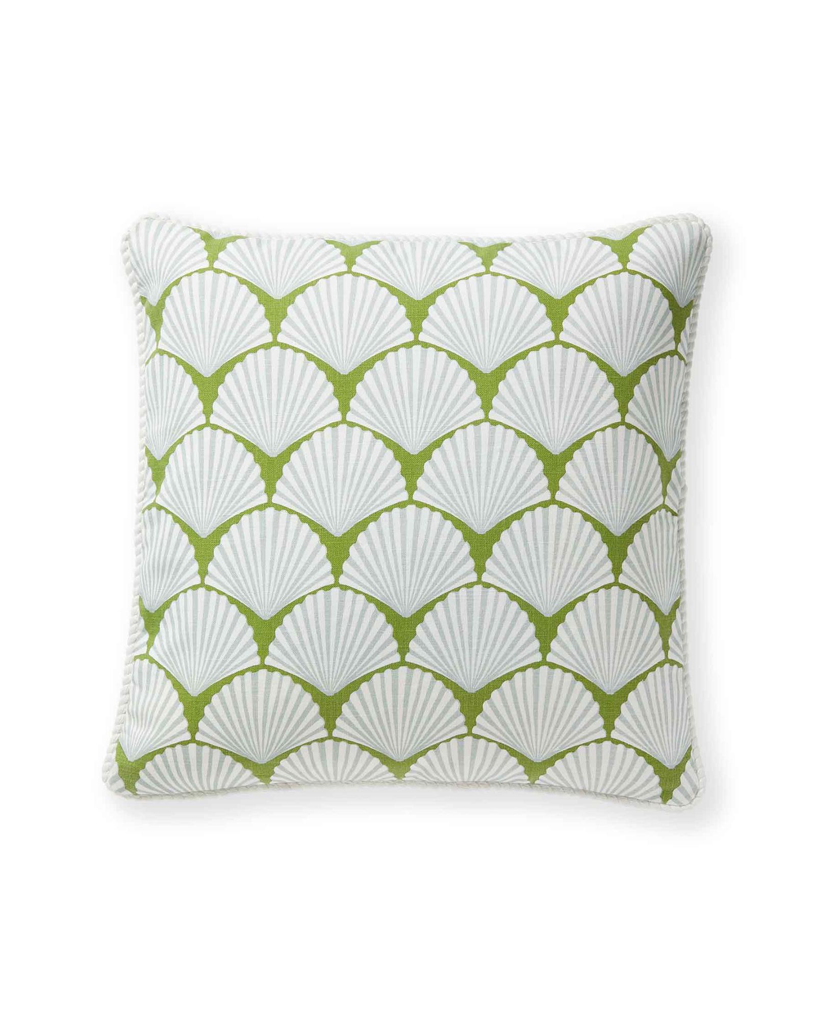 Sandbar Outdoor Pillow Cover - 20" SQ, Grass by Serena & Lily