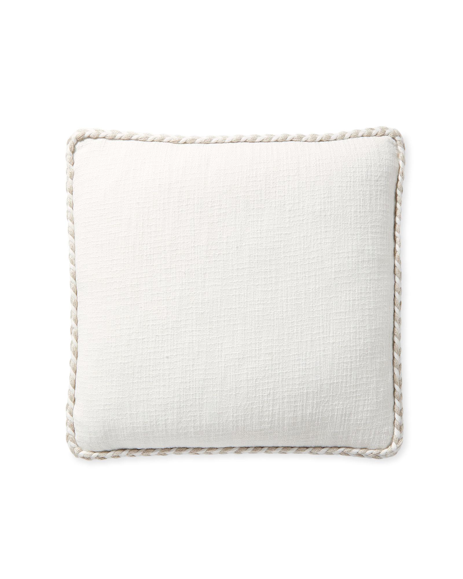 Windward Outdoor Pillow Cover - 20" SQ, White/Neutral by Serena & Lily