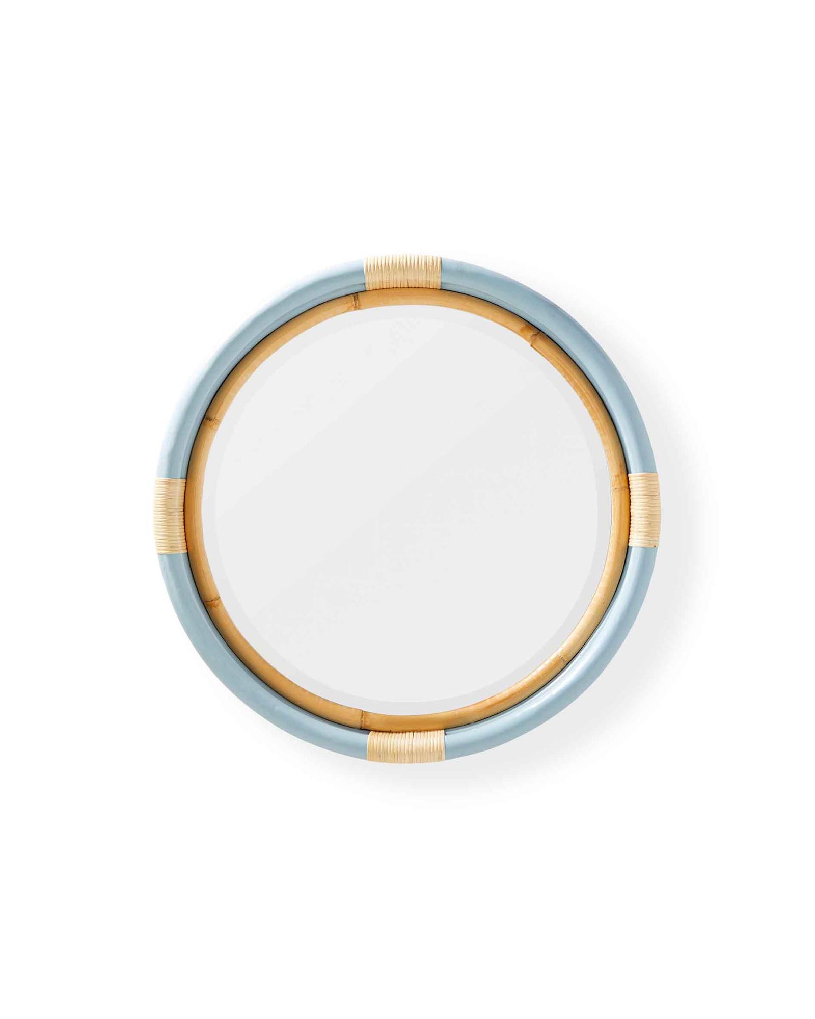 Serena and Lily Montara rattan mirror large statement piece