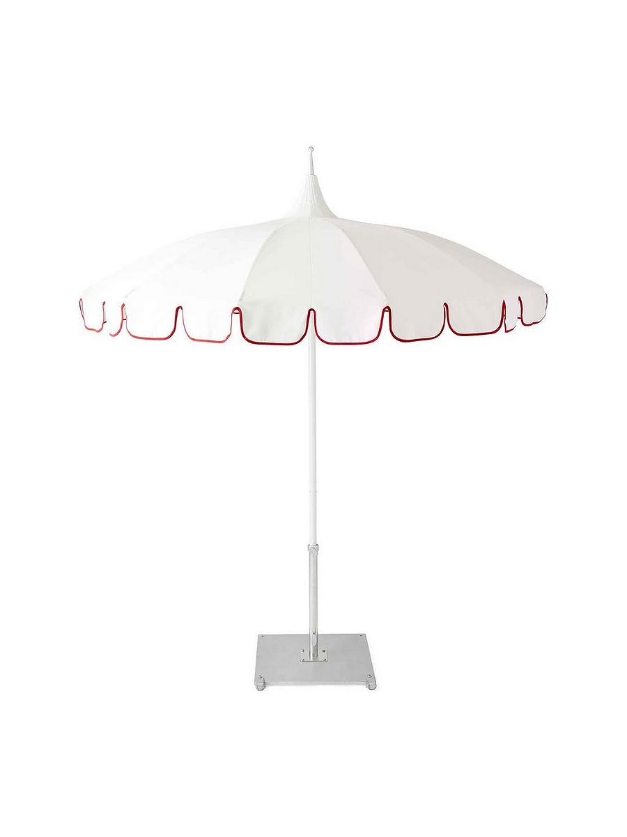 east end patio umbrella 93307 9' Market Gray/Bronze(1966RR) Salvage & Co Fishers The Far East Broker 9 Bamboo Umbrella (model 100011 EAST OAK and Flame&Shade Patio