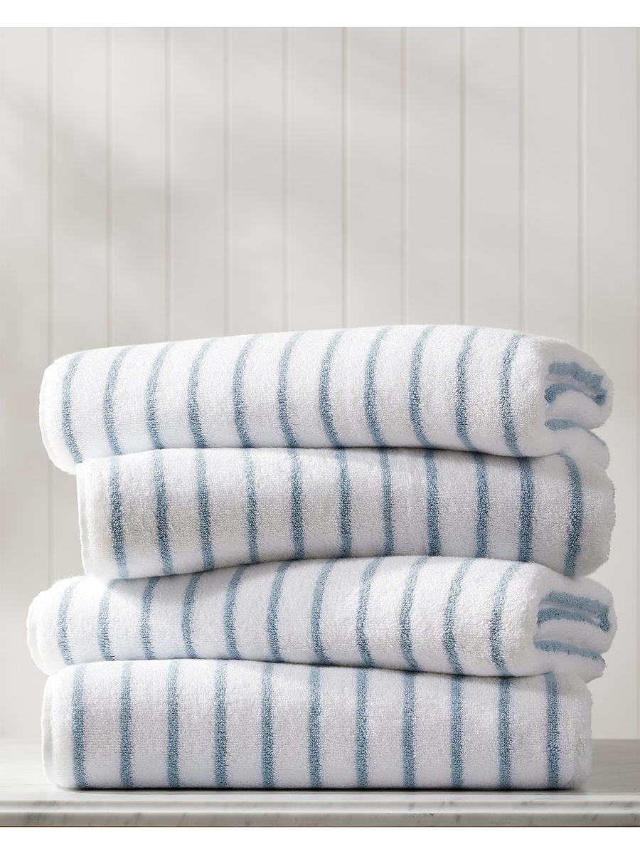 Sonoma Stripe Turkish Cotton Bath Collection, Bath Towel Set