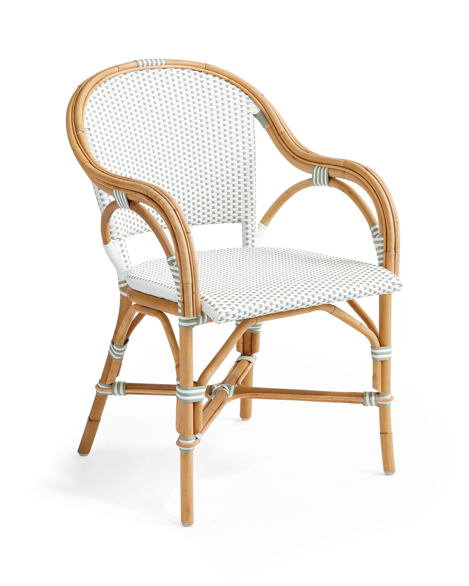 Serena & Lily Riviera Dining Armchair - Thumbnail 3