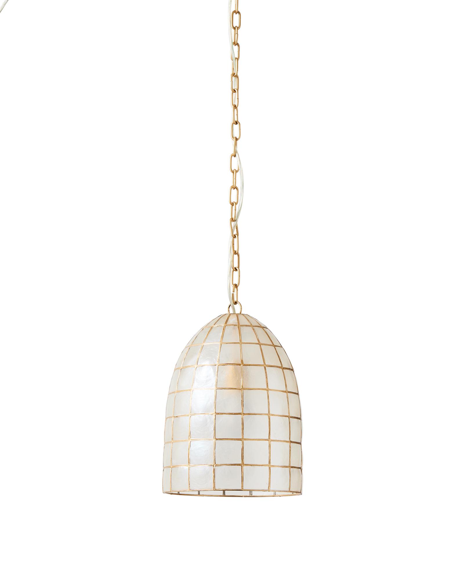 Serena & Lily Capiz Tiled Pendant